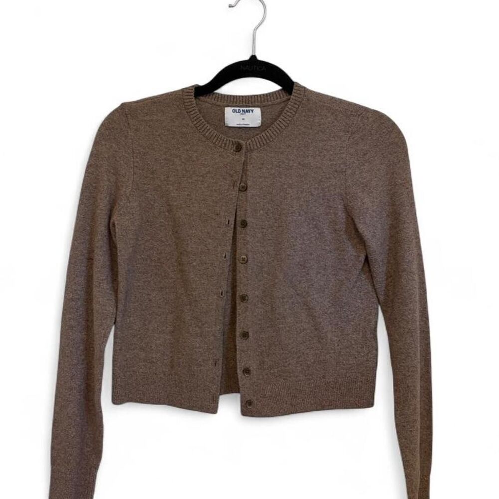 Old-navy Women's Brown and Tan Cardigan